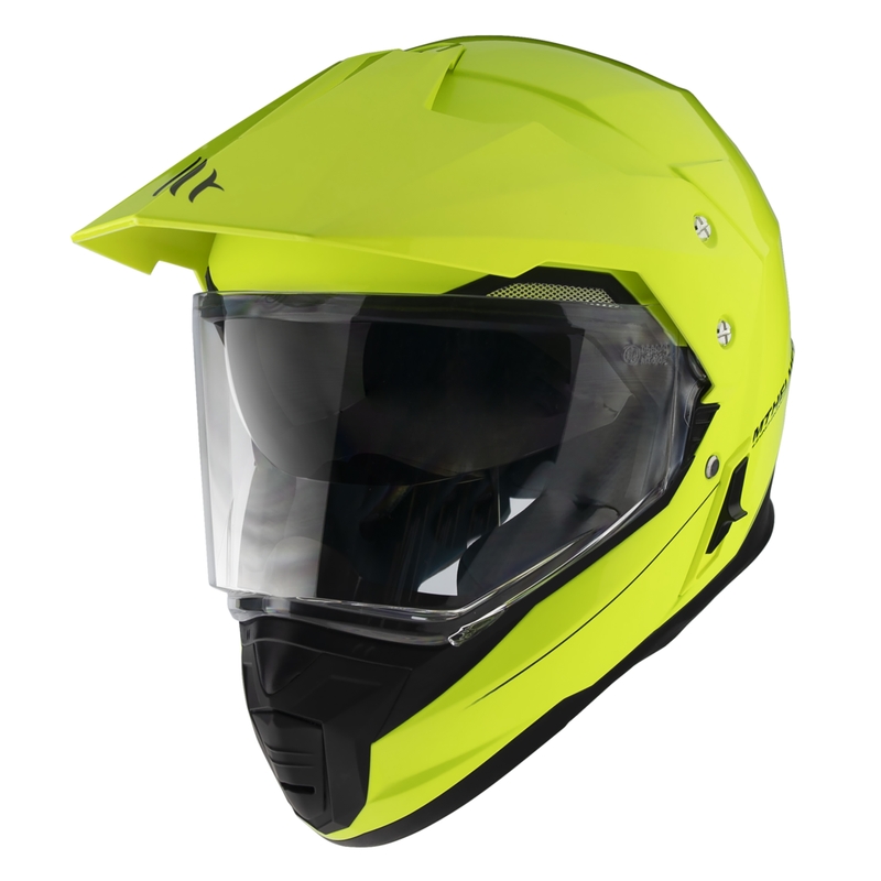 MT Synchrony Duosport SV enduro bukósisak fluo sárga
