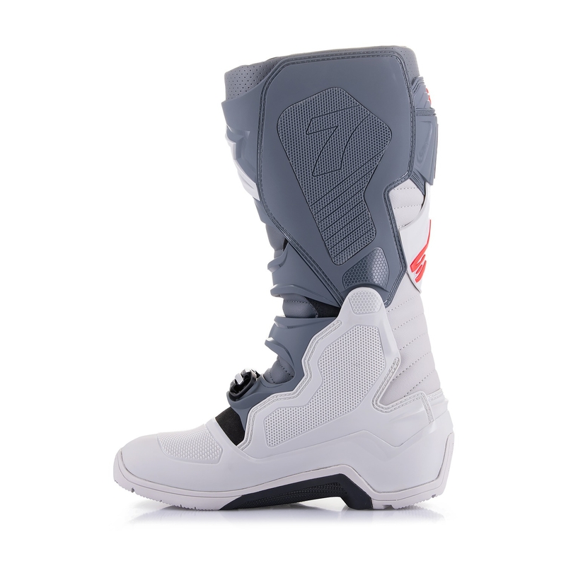 Alpinestars Tech 7 Enduro 2024 motoros csizma szürke-fluo piros-fekete