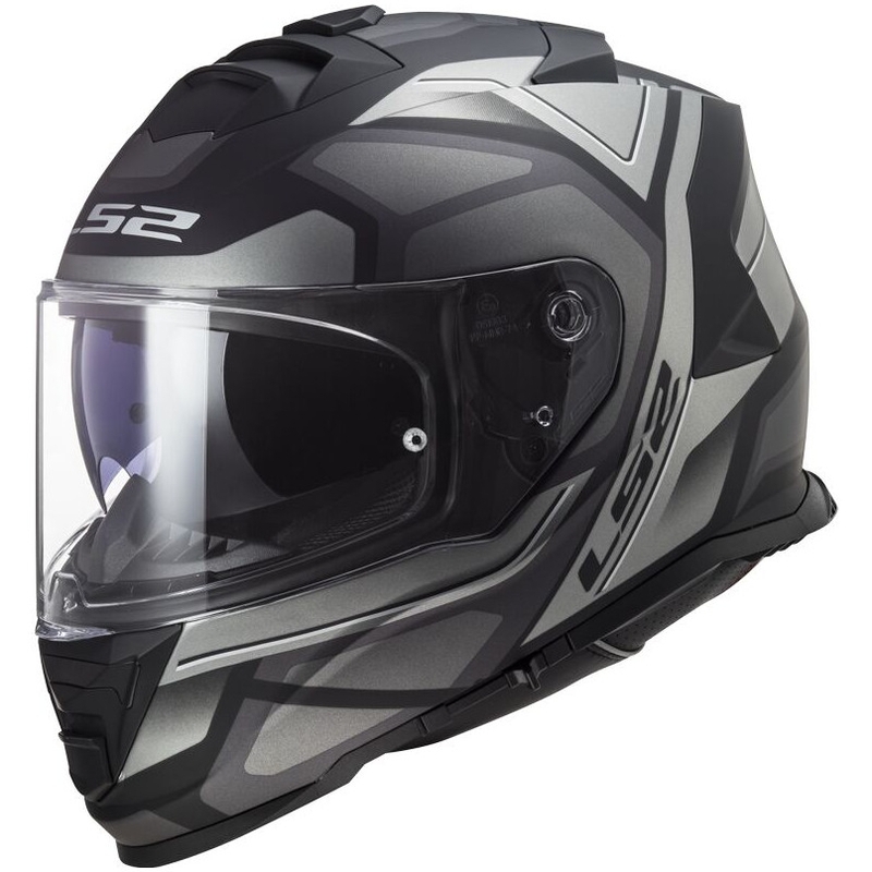 LS2 FF800 Storm II Faster zárt bukósisak titán fekete matt