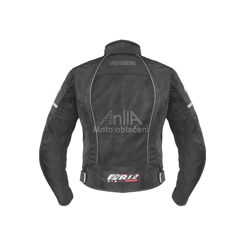 Bunda na motorku dámská PROBIKER PR-12 černá