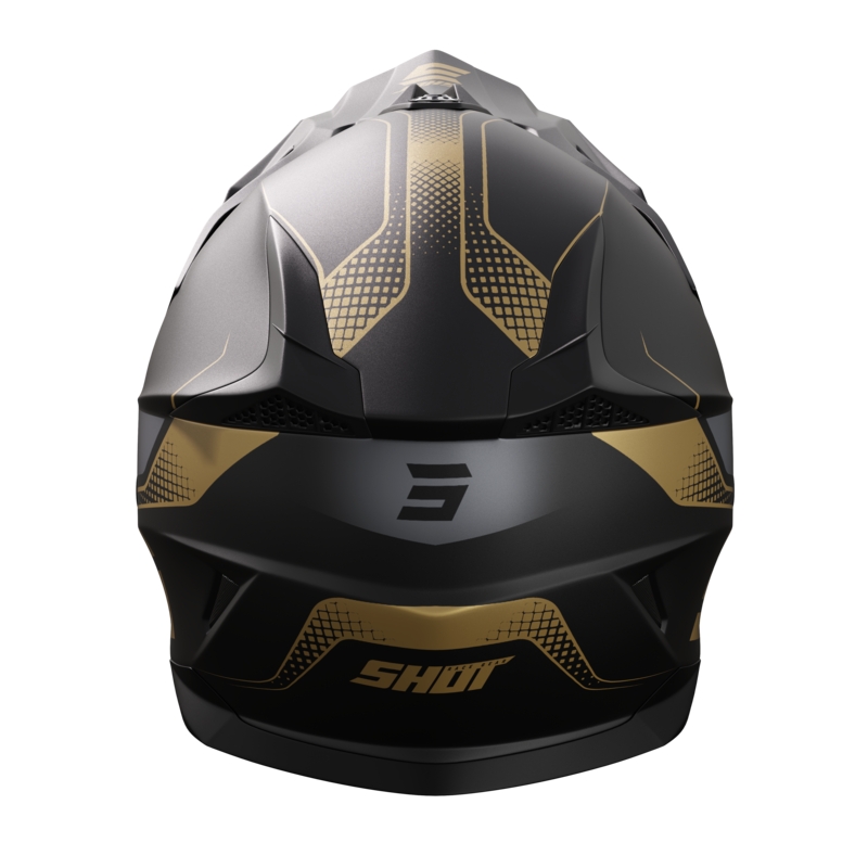 Shot Pulse Edge motokrossz bukósisak matt arany kiárusítás