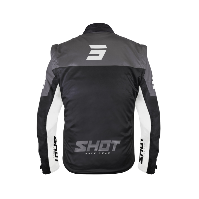 Shot Softshell Lite softshell kabát fekete-fehér