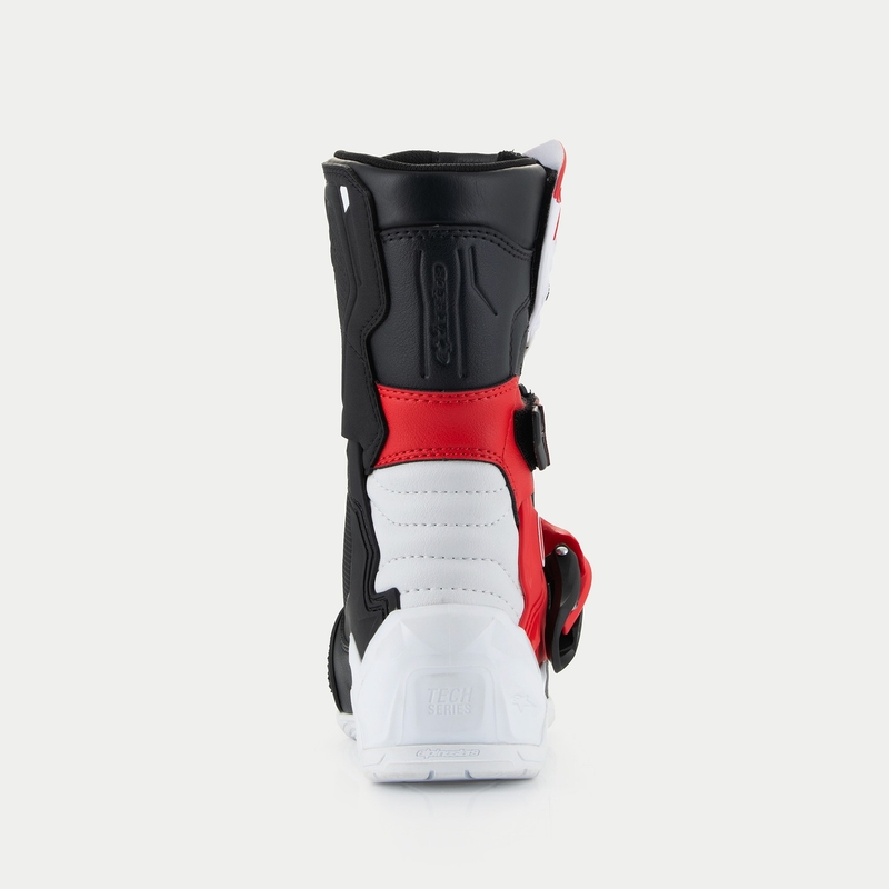 Alpinestars Tech 3S gyerek motoros csizma fekete-fehér-piros