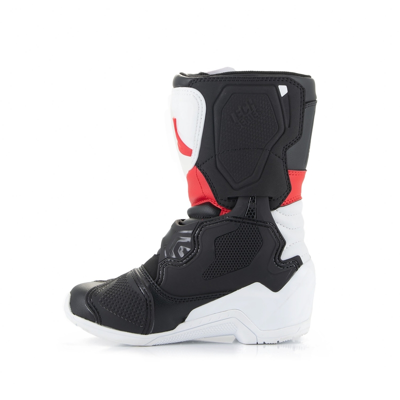 Alpinestars Tech 3S gyerek motoros csizma fekete-fehér-piros