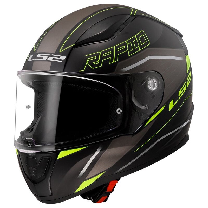LS2 FF353 RAPID II Rokku zárt bukósisak fekete-fluo sárga