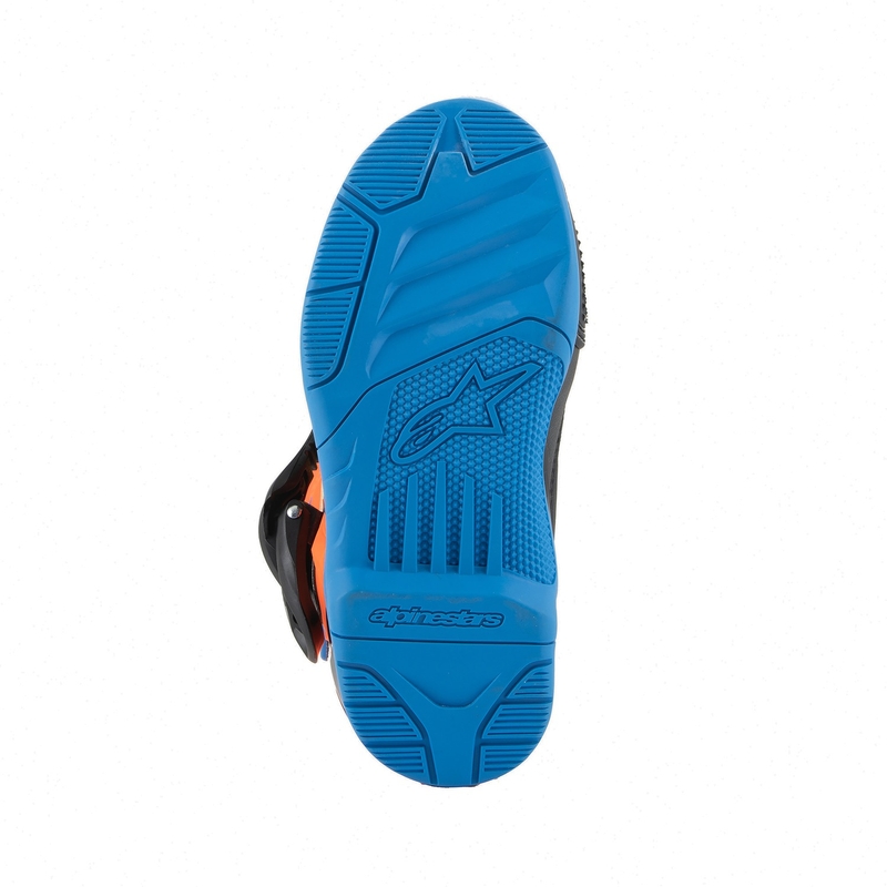 Alpinestars Tech 3S Kids gyerek motoros csizma fluo narancssárga-kék-fluo sárga-fekete