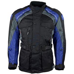 Motoros kabát Roleff Liverpool fekete-kék