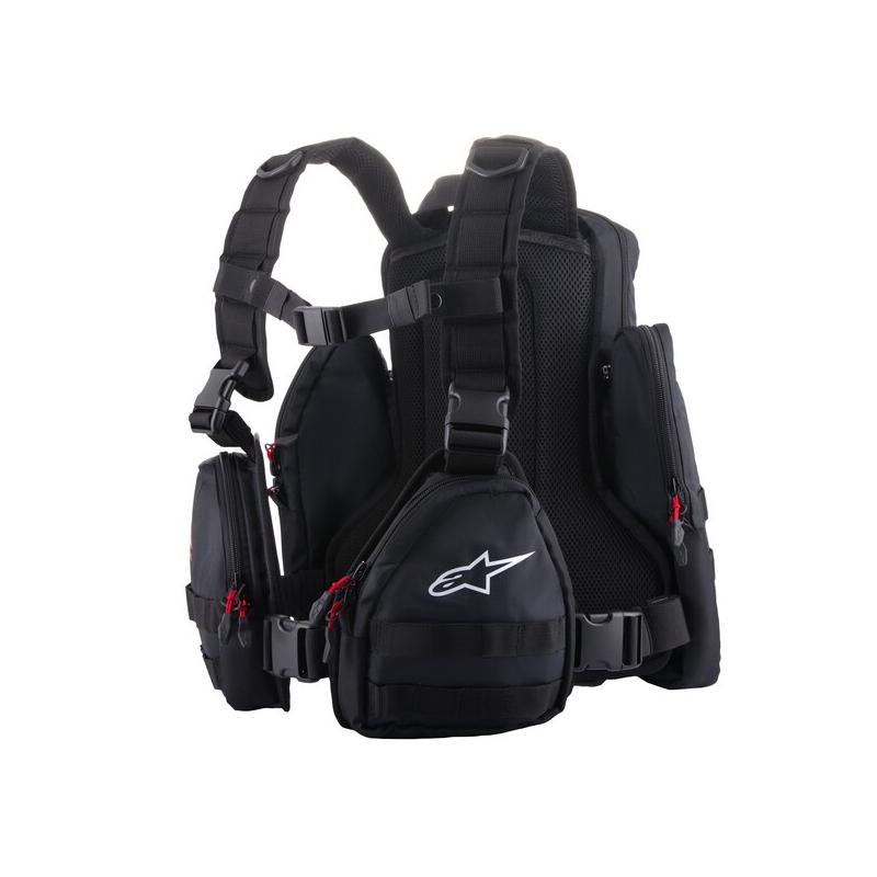 Alpinestars Techdura Taktikai hátizsák fekete-fehér 9 l