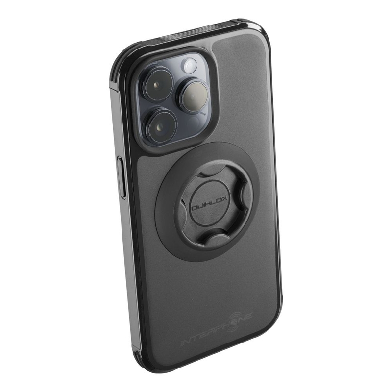 Interphone QUIKLOX Tetraforce - Apple iPhone 15 Pro védőtok fekete
