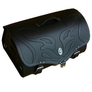 RSA K22 Black Demon motoros bőr táska fekete 42l