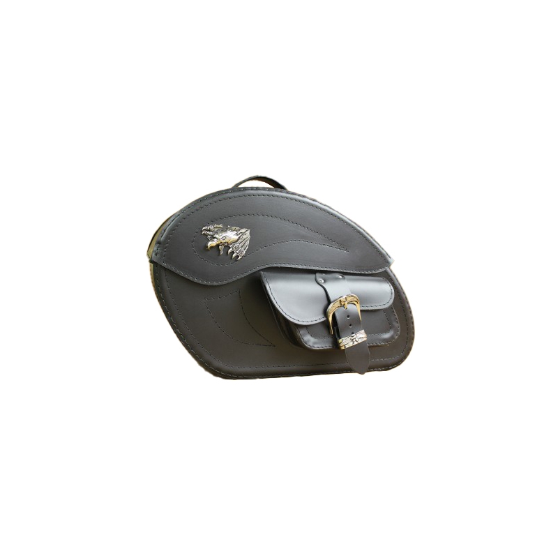 RSA S262 bőr motoros táskák fekete 26 l
