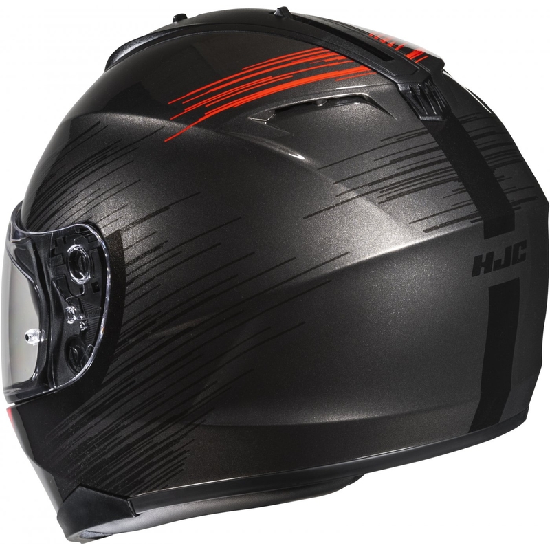 HJC C70N Sway MC1 Integrált bukósisak piros-fekete