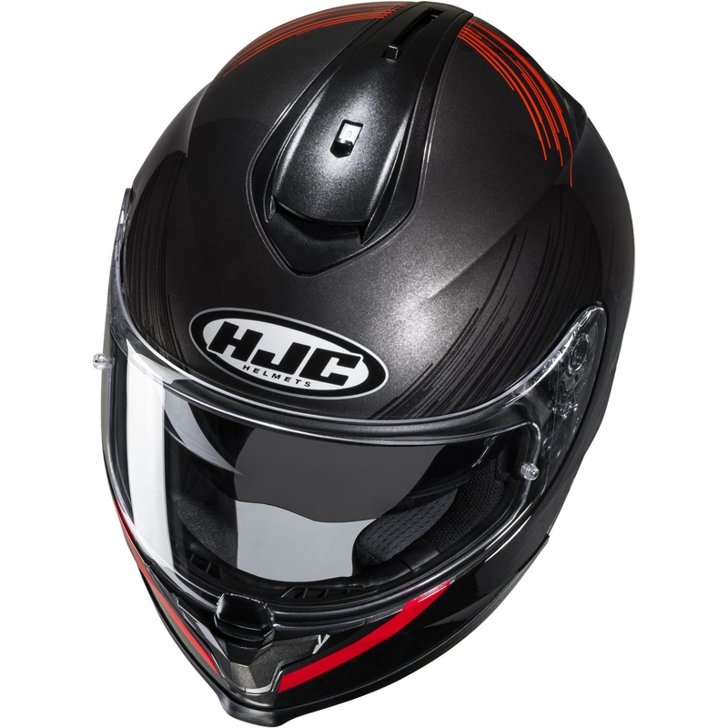 HJC C70N Sway MC1 Integrált bukósisak piros-fekete