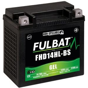 Zselés akkumulátor FULBAT FHD14HL-BS GEL (Harley.D) (YHD14HL-BS GEL)