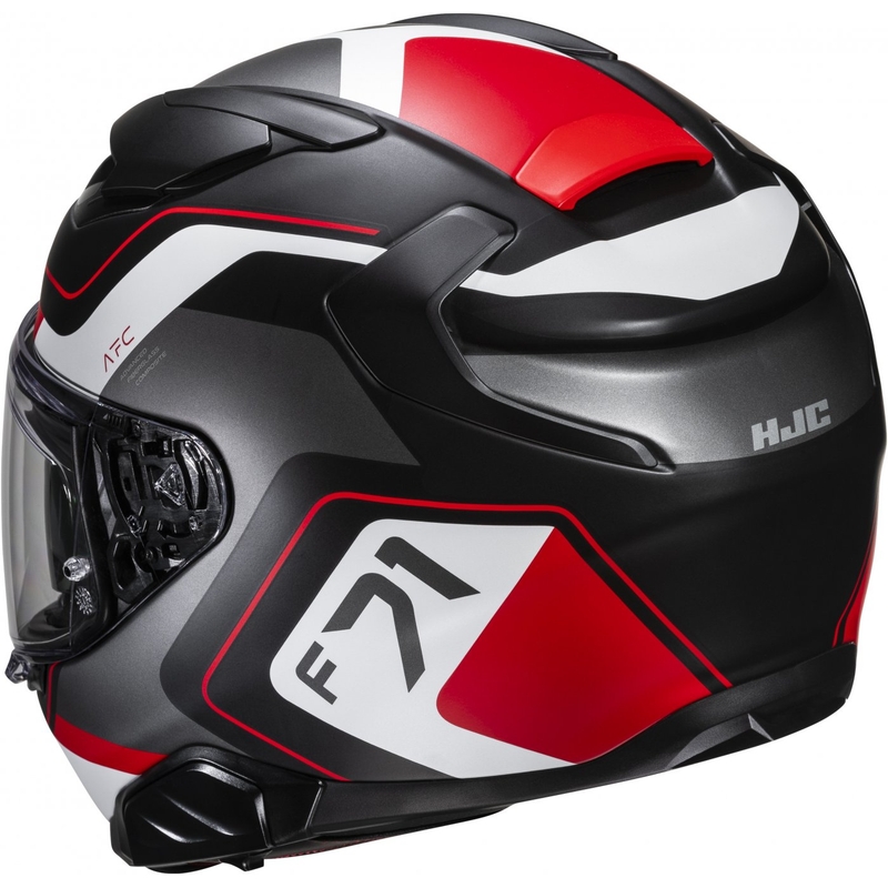 Integrált motoros sisak HJC F71 Arcan MC1SF fekete-szürke-piros