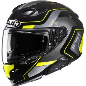 Integrált motoros sisak HJC F71 Arcan MC3H fekete-szürke-fluo sárga