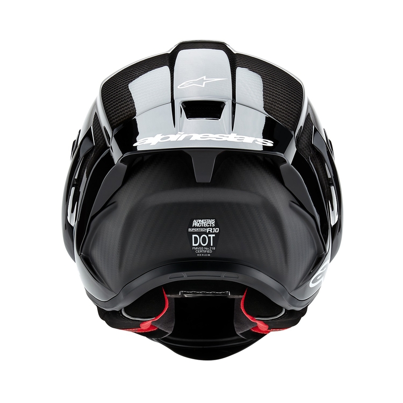 Alpinestars Supertech R-10 Solid carbon zárt motoros bukósisak fekete