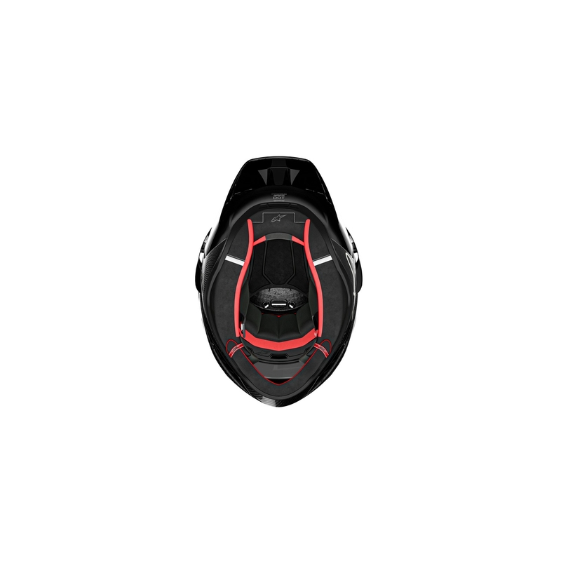 Alpinestars Supertech R-10 Solid carbon zárt motoros bukósisak fekete