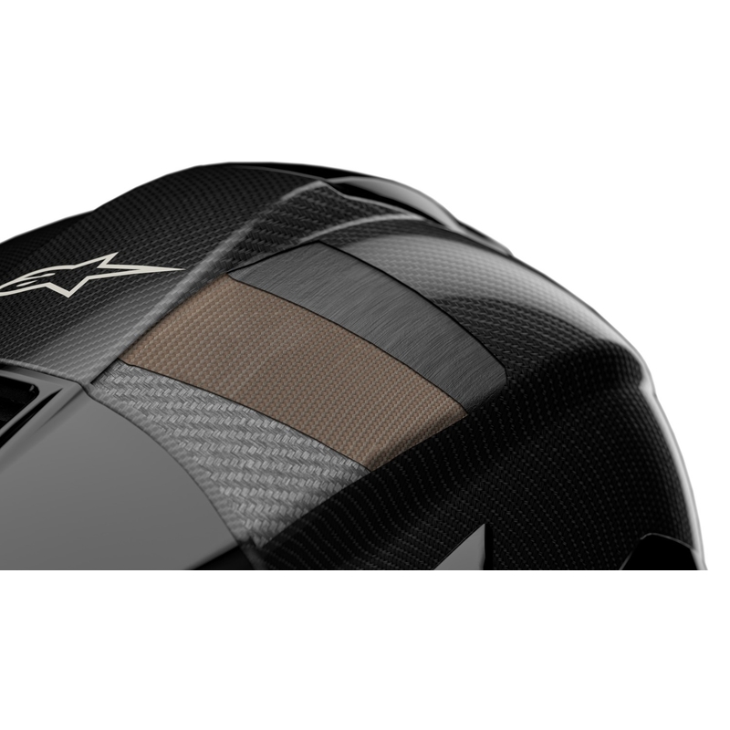 Alpinestars Supertech R-10 Solid carbon zárt motoros bukósisak fekete