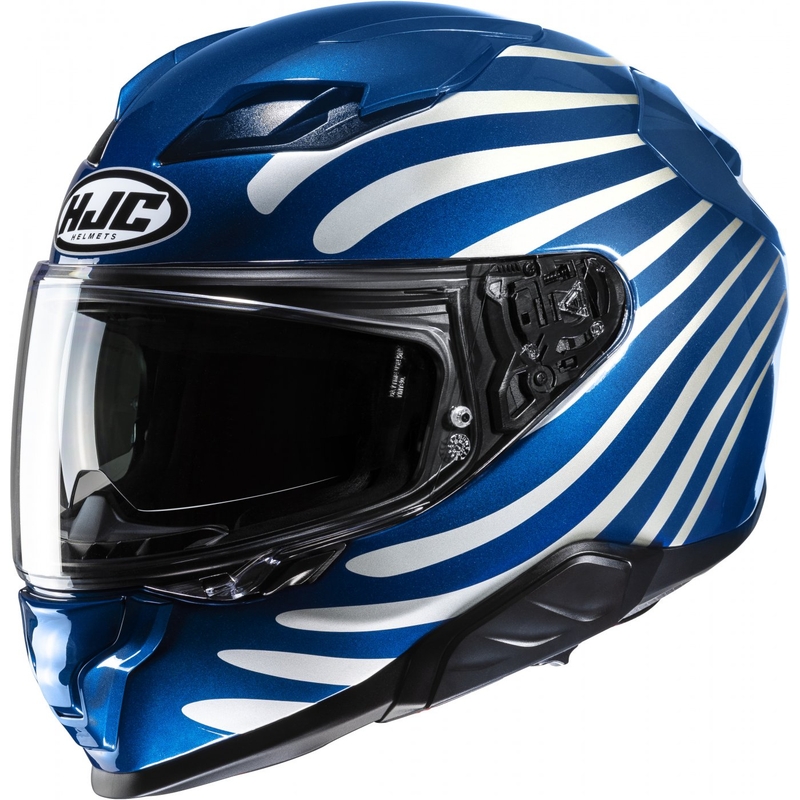 Beépített motoros sisak HJC F71 Zen MC2 fehér-kék