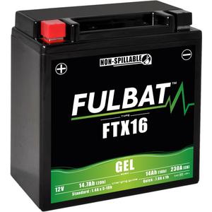 Zselés akkumulátor FULBAT FTX16 SLA (YTX16 SLA)