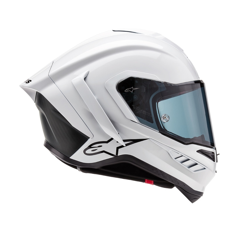 Integrált motoros sisak Alpinestars Supertech R-10 Solid szénfehér matt
