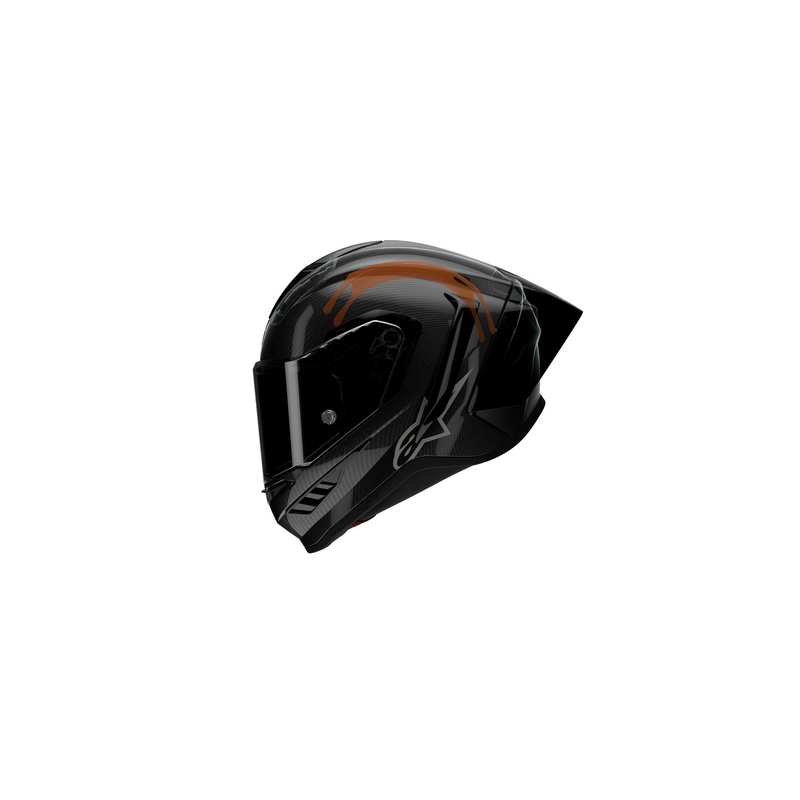 Integrált motoros sisak Alpinestars Supertech R-10 Solid szénfehér matt