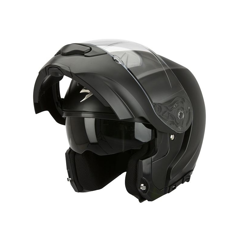 Motoros sisak flip Scorpion EXO-3000 fekete matt
