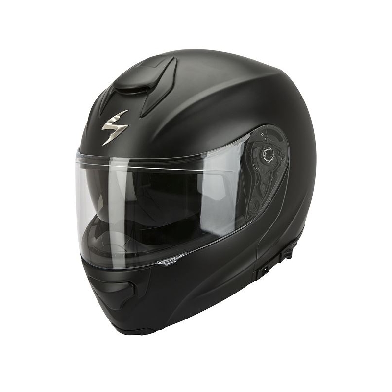 Motoros sisak flip Scorpion EXO-3000 fekete matt