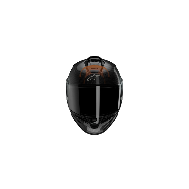 Teljes arcvédő bukósisak Alpinestars Supertech R-10 Team karbon fluo piros-kék-fehér matt