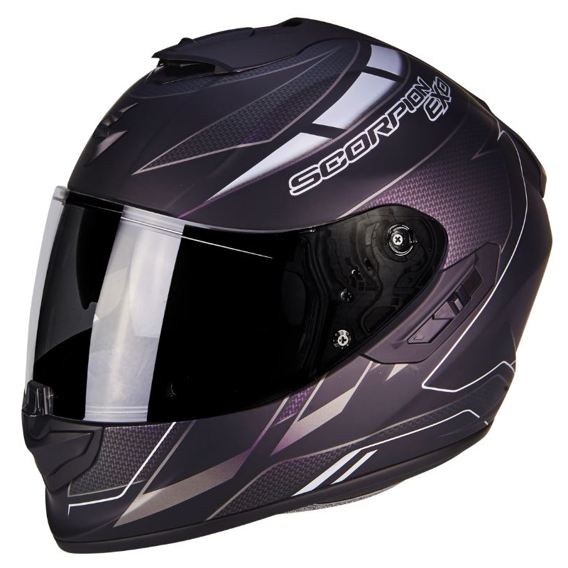 Integral Helmet Scorpion Exo-1400 Air Cup Chameleon Fekete Matt-Ezüst Akció kiárusítás