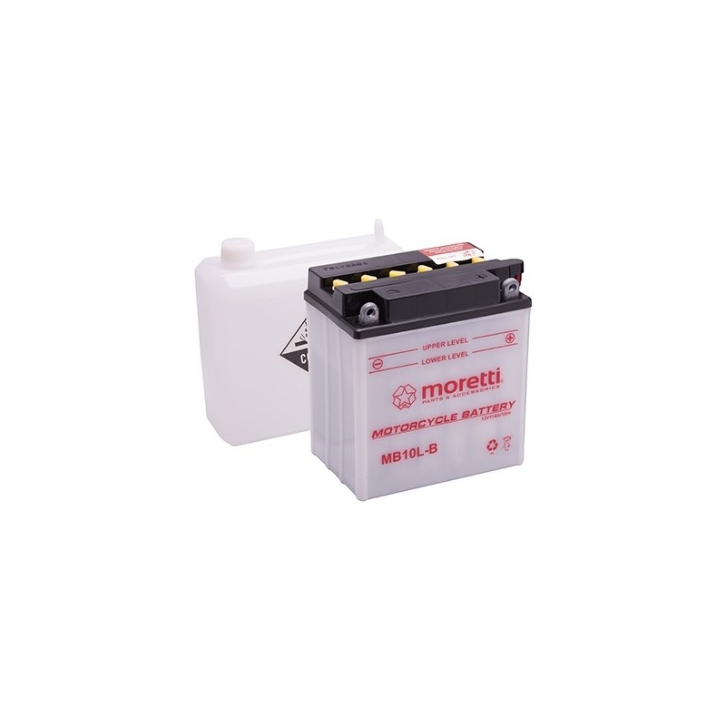 Hagyományos motorkerékpár akkumulátor Moretti MB10L-B, 12V 11Ah