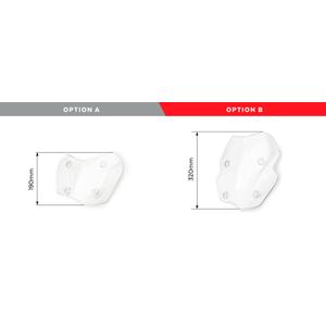 Windscreen PUIG RACING WITH SUPPORT + PROTECTION 3178H smoke