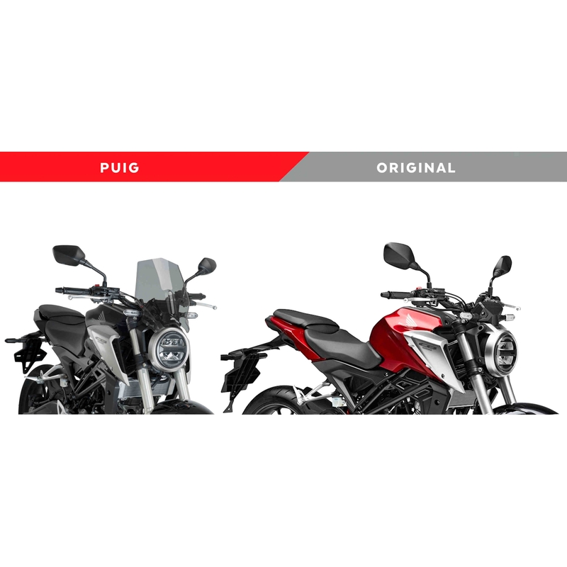 Windshield PUIG NEW GEN. SPORT smoke