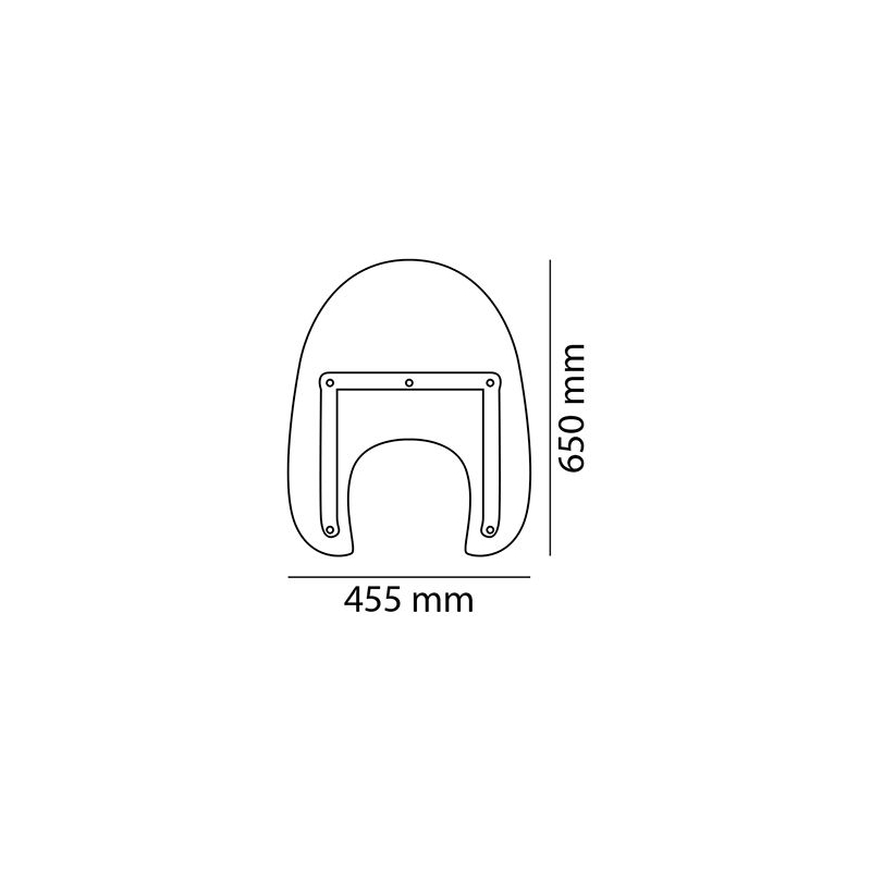 Windshield PUIG AMERICA I áttetsző részére KAWASAKI VN 1600 Classic 2003-2008