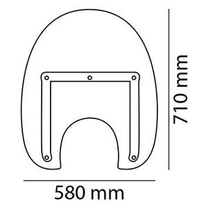 Windshield PUIG AMERICA III 5970W áttetsző