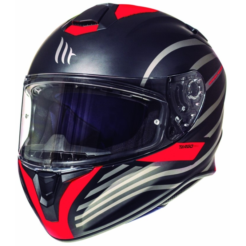 Integrált motoros sisak MT Targo Doppler fluo piros matt eladás kiárusítás