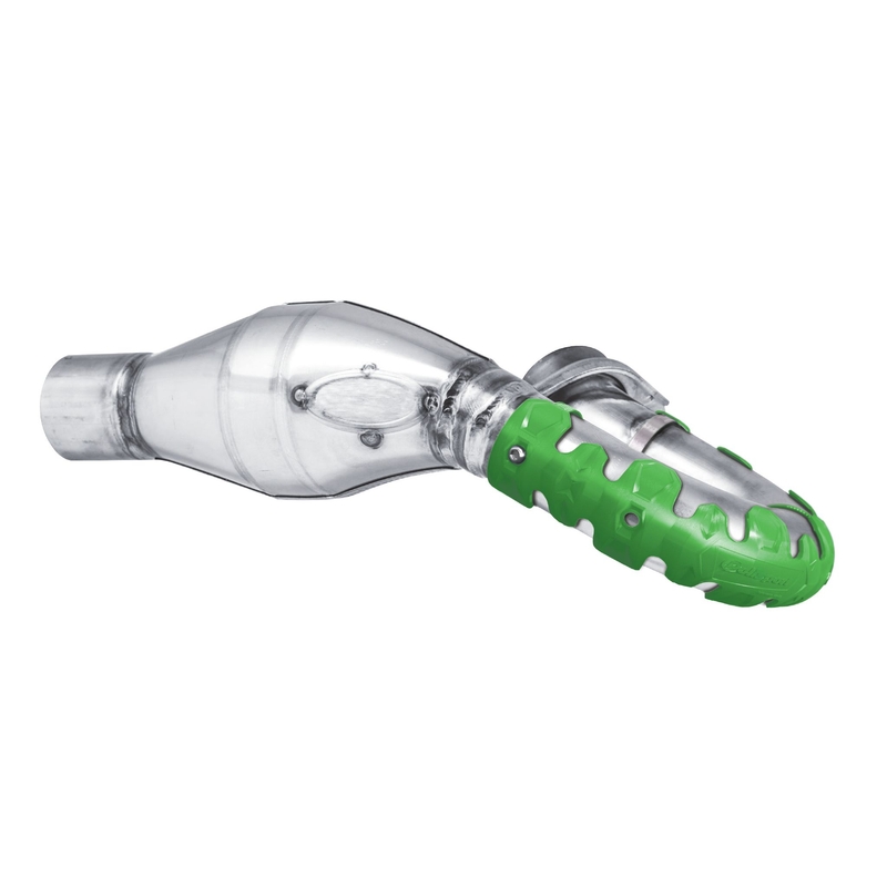 Exhaust head pipe guard POLISPORT ARMADILLO hosszú zöld