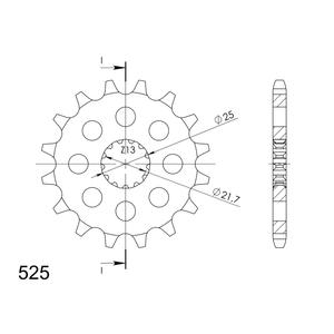 Első lánckerék SUPERSPROX CST-520:15 15 fogak,525