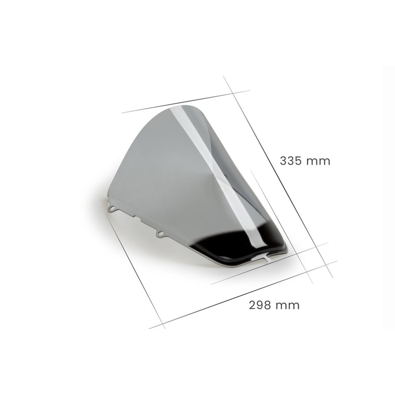 Windscreen PUIG R-RACER fekete részére YAMAHA YZF-R1 2020-2024