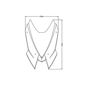 Windshield PUIG NEW GEN. SPORT 3864N fekete