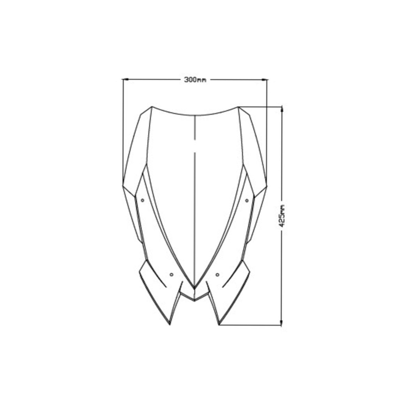 Windshield PUIG NEW. GEN TOURING zöld