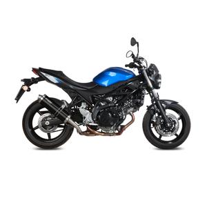 Kipufogóvég STORM OVAL S.045.LX1B Acélos fekete