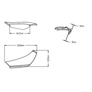 Side spoilers PUIG DOWNFORCE 20297N fekete