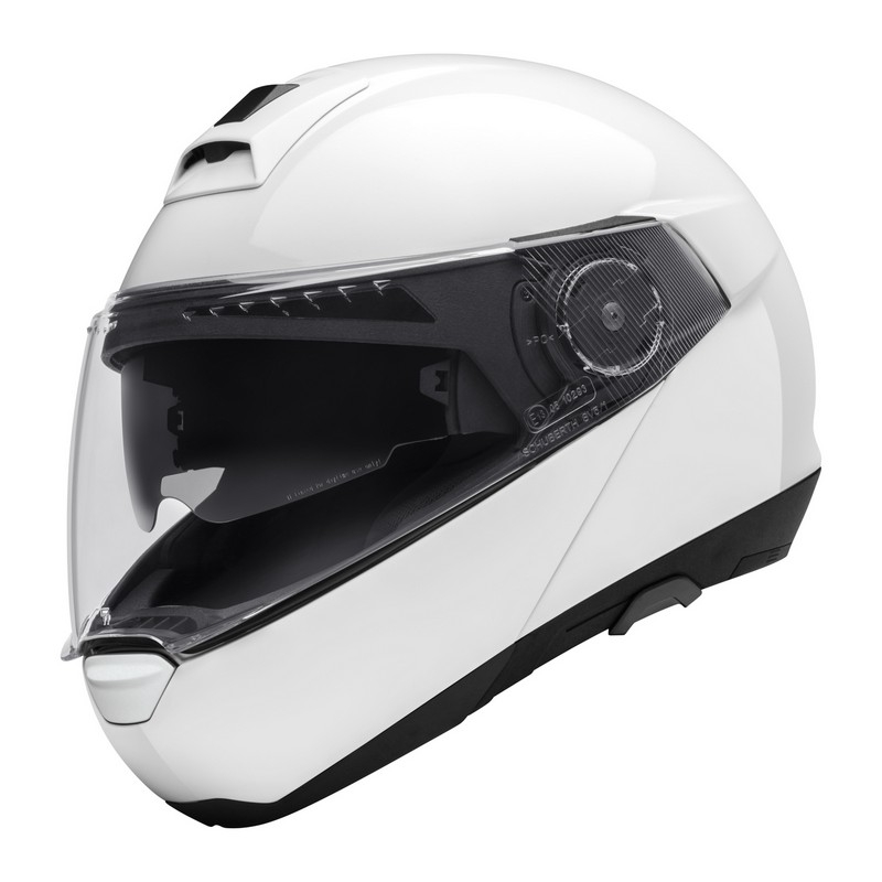 Billenő sisak motorkerékpárhoz Schuberth C4 fehér eladó kiárusítás