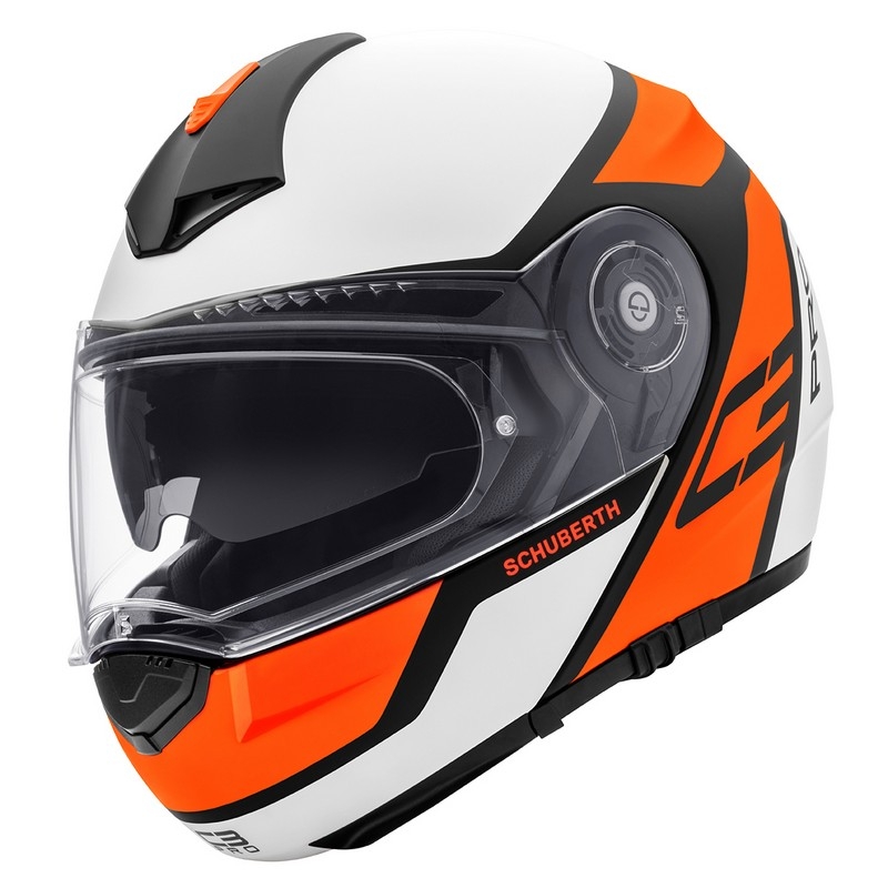 Billenő sisak Schuberth C3 Pro Echo fluo narancs eladás kiárusítás