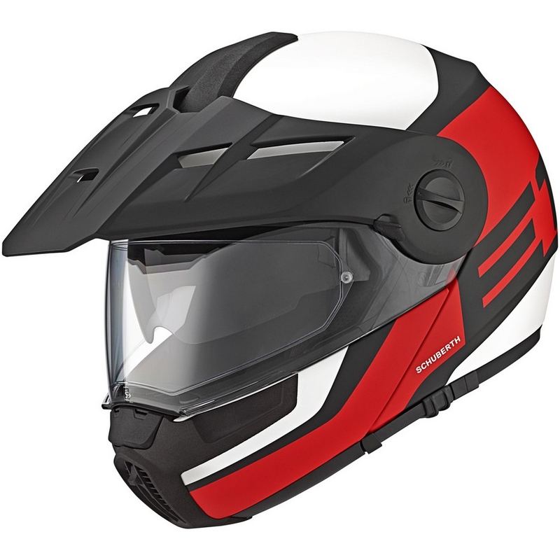 Enduro összecsukható sisak Schuberth E1 piros eladás kiárusítás