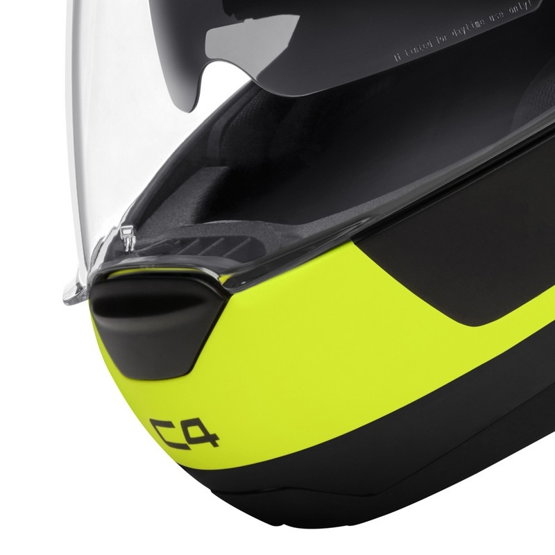 Billenő sisak motorkerékpárhoz Schuberth C4 fekete-fluo sárga eladó kiárusítás