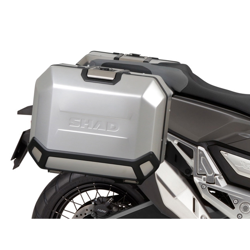Complete set of 36L / 36L SHAD TERRA aluminum side cases, including mounting kit SHAD HONDA X-ADV 750