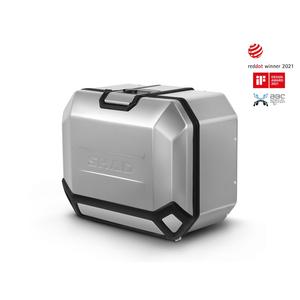 Complete set of aluminum cases SHAD TERRA, 48L topcase + 47L / 47L side cases, including mounting kit and plate SHAD YAMAHA MT-09 Tracer / Tracer 900